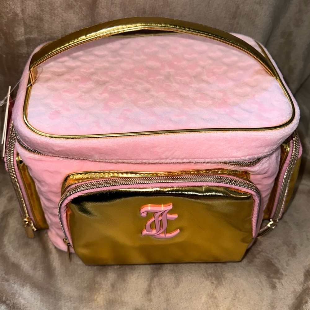 Juicy couture Velour travel cosmetic bag